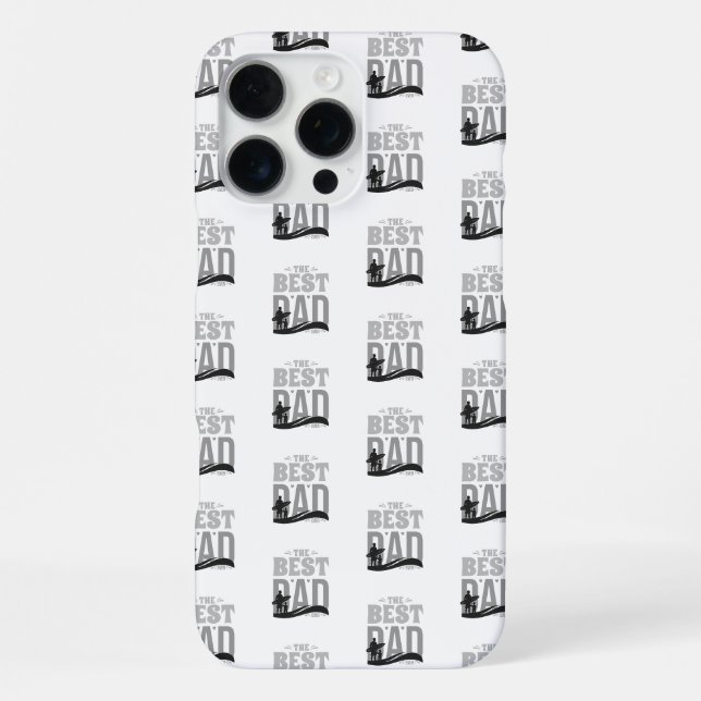 Coque iPhone Le Meilleur Papa du Monde (Verso)