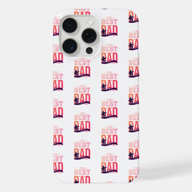 Coque iPhone Le Meilleur Papa du Monde (Verso)