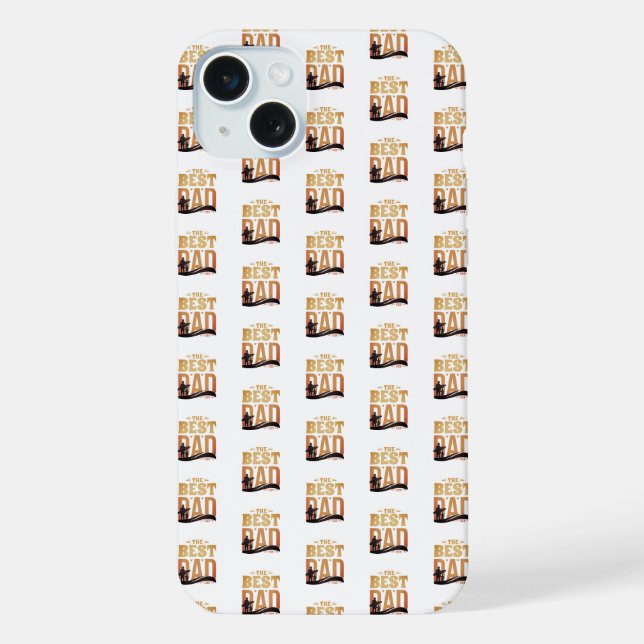 Coque iPhone Le Meilleur Papa du Monde (Verso)