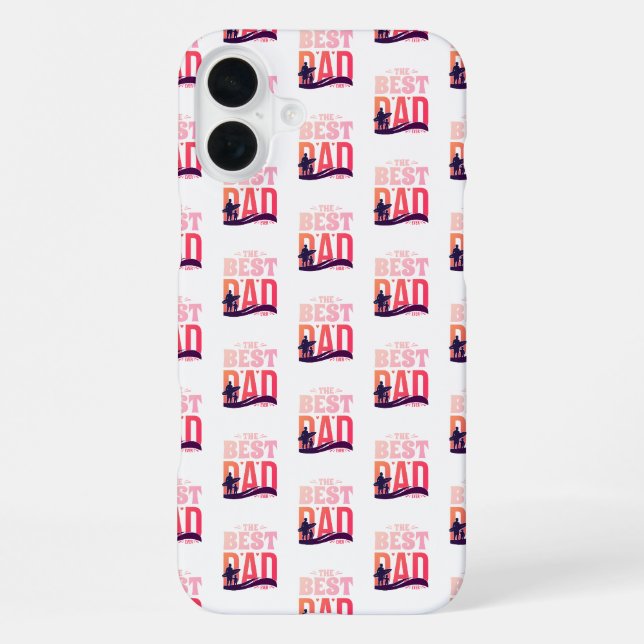 Coque iPhone Le Meilleur Papa du Monde (Verso)