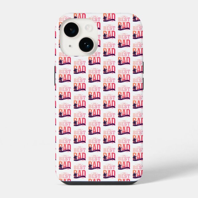 Coque iPhone Le Meilleur Papa du Monde (Verso)
