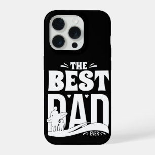 Coque iPhone 15 Pro Le Meilleur Papa du Monde - Père et Enfant