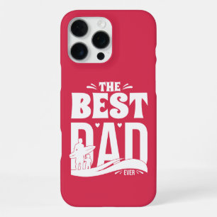 Coque iPhone 16 Pro Max Le Meilleur Papa du Monde - Père et Enfant