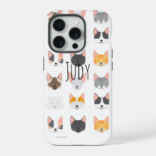 Coque iPhone 15 Pro Le miaulement personnalisé du chat