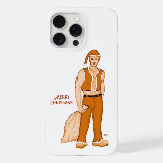 Coque iPhone Le nouveau Père Noël - Joyeux Noël ! (Verso)