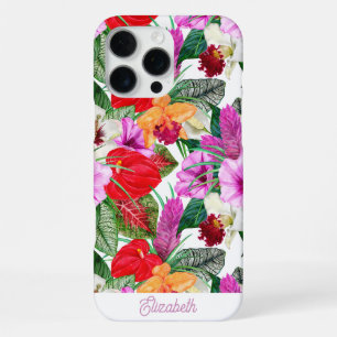 Coque iPhone 16 Pro Max Le paradis côtier personnalisé fleurit Coque-Mate