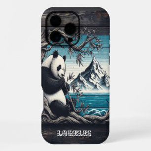 Coque iPhone 16 Pro Max Le paradis forestier du Panda : fête du bambou