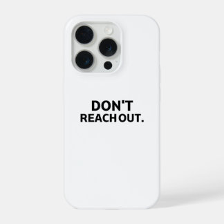 Coque iPhone 15 Pro Le pare-feu numérique | Ne tendez pas la main