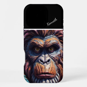 Coque iPhone 16 Pro Max Le regard de gros pied d'un primate