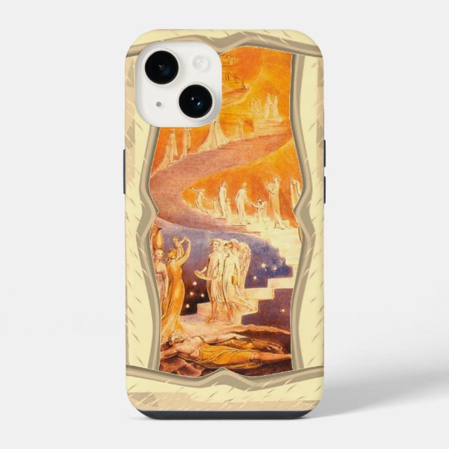 Coque iPhone Le rêve de Jacob par William Blake (Verso)