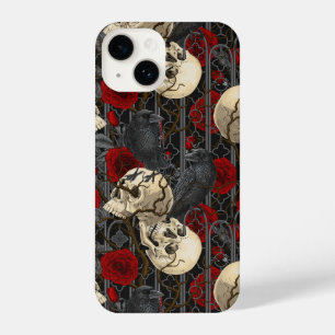 Coque Pour iPhone 14 Le secret de Raven. Illustration gothique sombre e