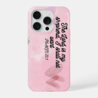 Coque iPhone 15 Pro Le Seigneur est mon berger - Boîtier pour iPhone 1