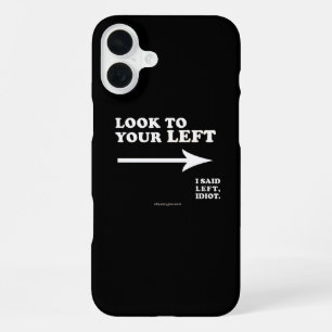Coque iPhone 16 Plus Le SlipperyJoe s'avère à votre gauche épais géomét