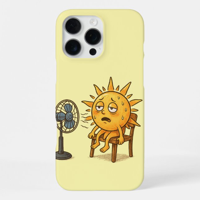 Coque iPhone Le Soleil lors d'une pause chaude (Verso)