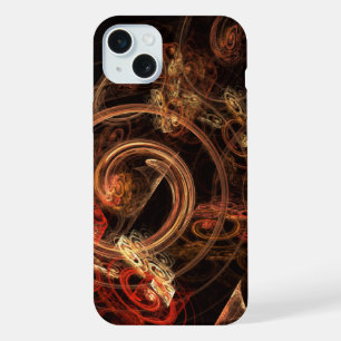 Coque iPhone 15 Plus Le son de la musique Art Abstrait