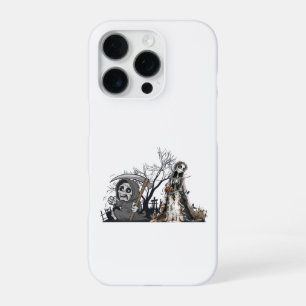 Coque iPhone 16 Pro Le squelette et la mariée cadavre.