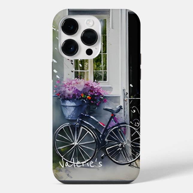 Coque iPhone Le Vélo du jardin (Verso)