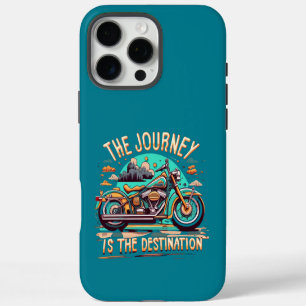 Coque iPhone 16 Pro Max Le Voyage est la Destination : Moto Vintage