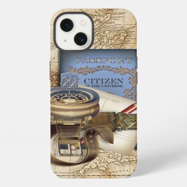 Coque iPhone Le Voyageur (Verso)