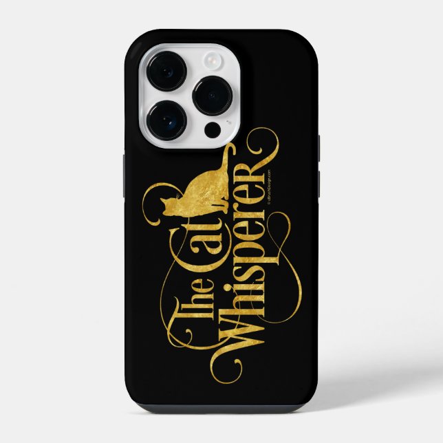 Coque iPhone Le Whisperer de chat (Verso)