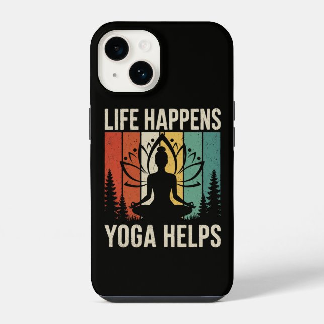 Coque iPhone Le Yoga Aide à Vivre  (Verso)