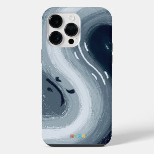 Coque Pour Pour iPhone 14 Pro Max L'eau et le feu sont comme le Yin et le Yang en ha