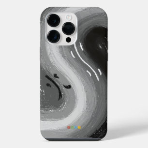 Coque Pour Pour iPhone 14 Pro Max L'eau et le feu sont comme le Yin et le Yang en ha
