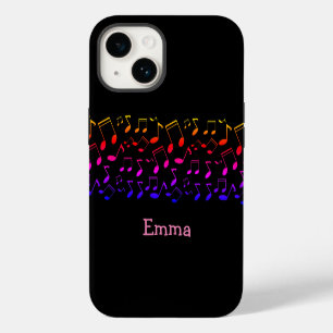 Coque Pour iPhone 14 leçon de musique,notes,personnalisé