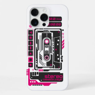 Coque iPhone 16 Pro Max Lecteur de cassette Rétro Futur