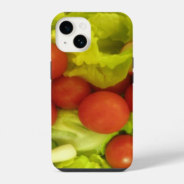 Coque iPhone Légumes pour salade (Verso)