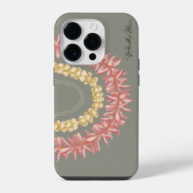 Coque iPhone Lei Day by Wander With Aloha (Verso)