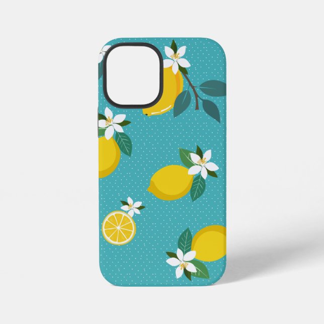 Coque iPhone lemon pattern phone case (Verso)