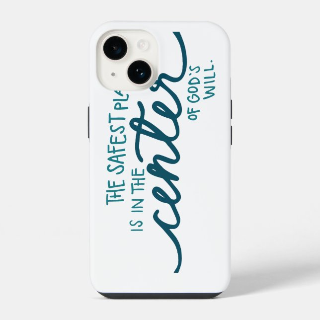 Coque iPhone L'endroit le plus sûr (Verso)
