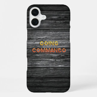 Coque iPhone 16 Plus L'énergie brute de SlipperyJoe's en mode commando