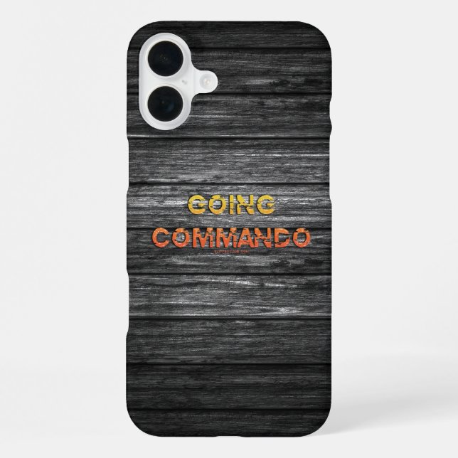 Coque iPhone L'énergie brute de SlipperyJoe's en mode commando  (Verso)