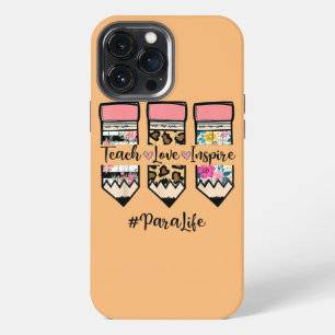 Etui iPhone 13 Pro Max Léopard Floral Enseigne Amour Inspirer Para Vie Pa
