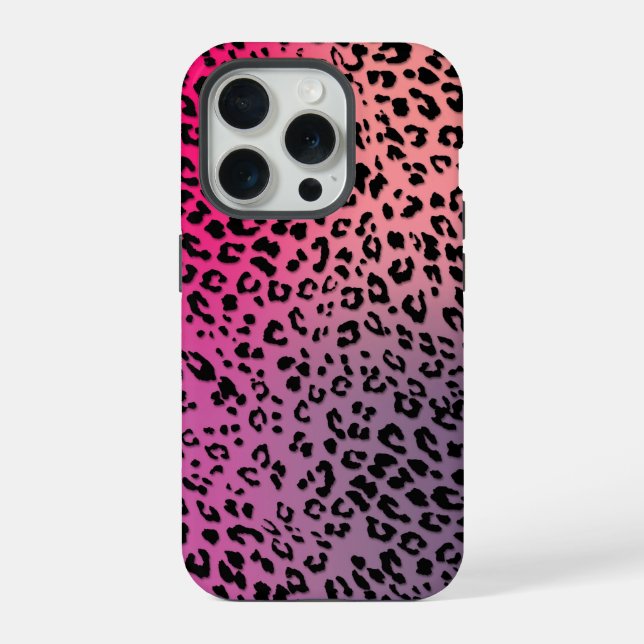 Coque iPhone Leopard Pattern (Verso)