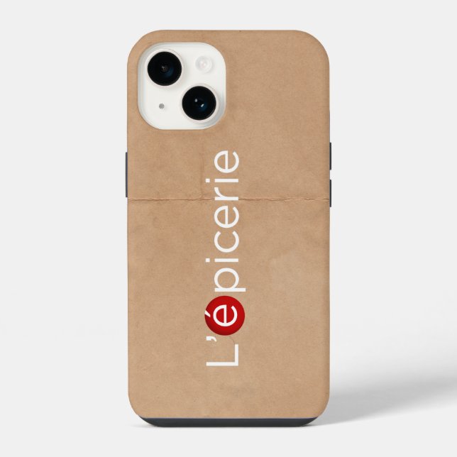 Coque iPhone L'Épicerie (Verso)