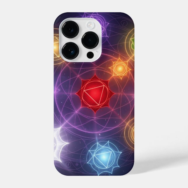 Coque iPhone Les 7 Chakras´3 (Verso)