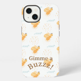 Etui iPhone 13 Les abeilles mignonnes me donnent une typographie