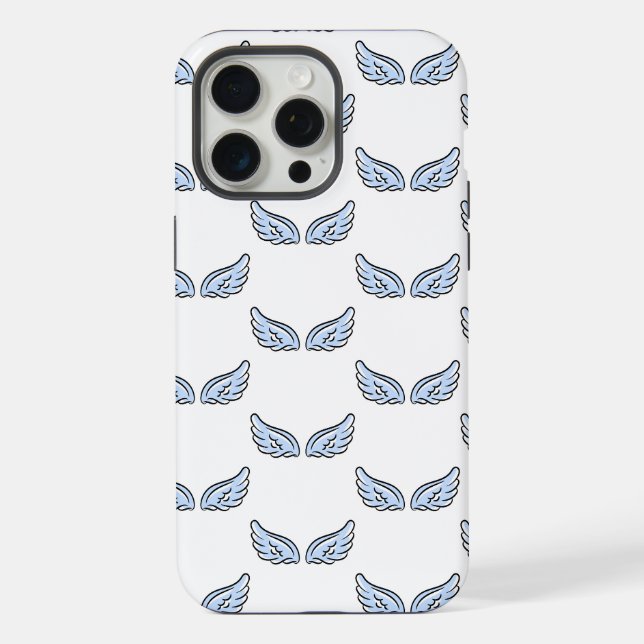Coque iPhone Les ailes de l'ange mignon (Verso)