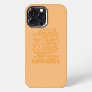 Etui iPhone 13 Pro Max Les anges chats n'ont pas toujours des ailes Ils o