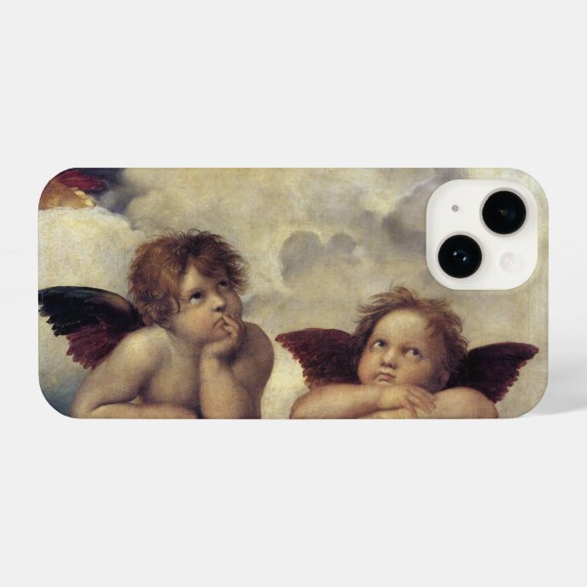 Coque iPhone Les anges de Raphaël (Verso Horizontal)