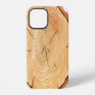 Coque iPhone 12 Les anneaux de la nature : triomphe de la texture