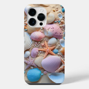 COQUE POUR POUR iPhone 14 PRO MAX LES BALEINES D'ÉTÉ PASTEL SUR LA PLAGE