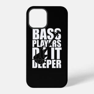 Coque iPhone 12 Pro Les bassistes le font plus profond