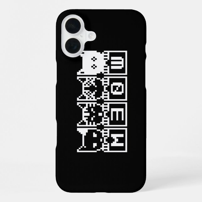 COQUE iPhone LES CHATS 8-BITS M30W (Verso)