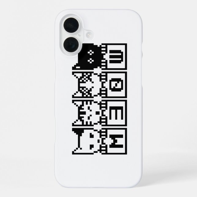 COQUE iPhone LES CHATS M30W 8 BITS (Verso)