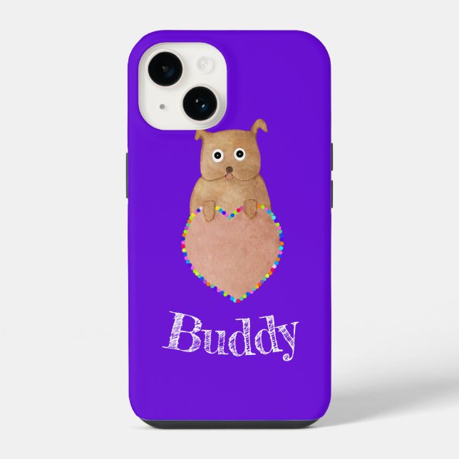 Coque iPhone Les chiens sont aimés Étui iPhone Case-Mate (Verso)