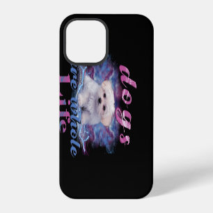 Coque iPhone 12 Pro Les chiens sont toute la vie